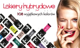 Super NOWOŚĆ, aż 108 kolorów lakierów hybrydowych La Rosa.