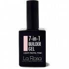 La Rosa 7 in1 Builder Gel in the bottle LIGHT PASTEL PINK 15 ml