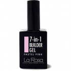 La Rosa 7 in1 Builder Gel in the bottle PASTEL PINK 15 ml