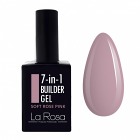 La Rosa żel do paznokci budujący w butelce 7w1 - Soft Rose Pink 15 ml