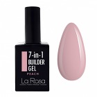 La Rosa żel do paznokci budujący w butelce 7w1 - Peach 15 ml