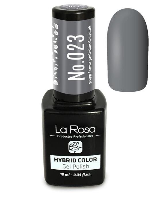Lakier hybrydowy La Rosa w kolorze jasnego grafitu