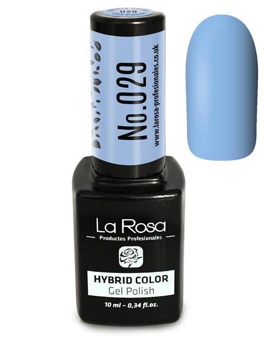 Lakier hybrydowy La Rosa  w kolorze niebiesko-szarym