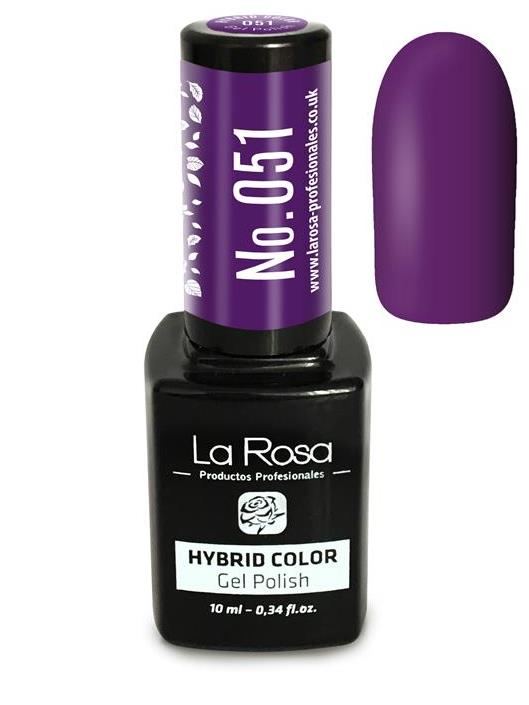 Lakier hybrydowy La Rosa w kolorze śliwkowym