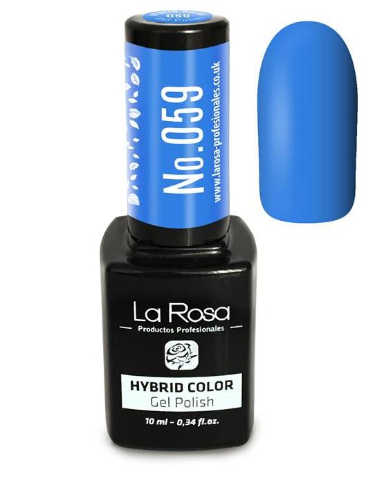 Lakier hybrydowy La Rosa w kolorze modrym