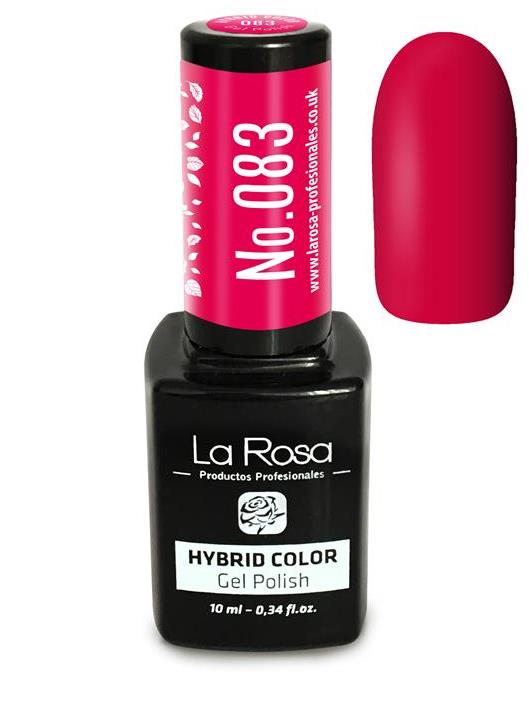Lakier hybrydowy La Rosa w kolorze klasyczny czerwony